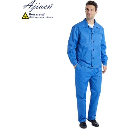 Recommend anti-electromagnetic radiation work clothes suit Wireless communication base station EMF shielding custom clothing