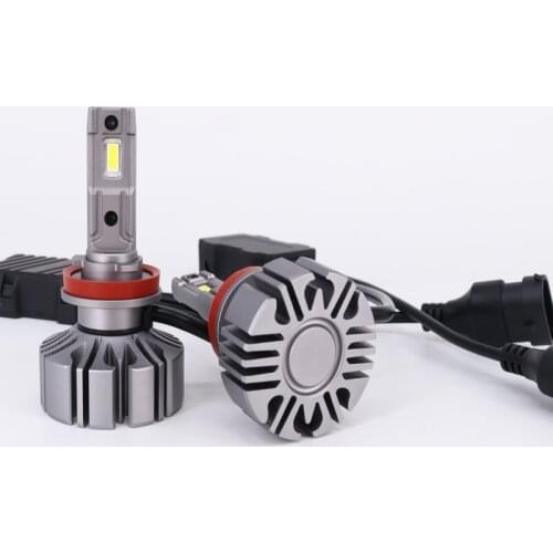 S5 H7 LED Car Headlight No Fan Design LED H4 H7 H11 H8 H9 HB3 HB4 9005 9006 High Power 70W Auto Bulb Lamp 12V 6000K G-XP Chips