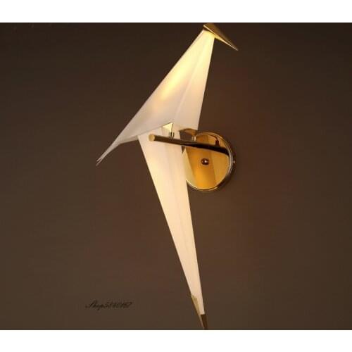 Nordic bird lamp lights led designer wall light