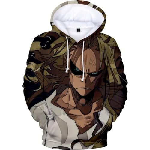 Cartoon My Hero Academia Hoodies Sweatshirt 3D Men/Women Harajuku Pullover Hoodie Boys Autumn Clothes Casual Sweatshirts Hooded