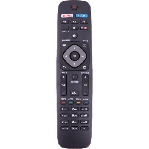 Universal TV DVD Remote Control Replacement Remote Control Unit Black for PHI-958 Phillips URMT39JHG003 YKF340-001/Blu-ray DVD