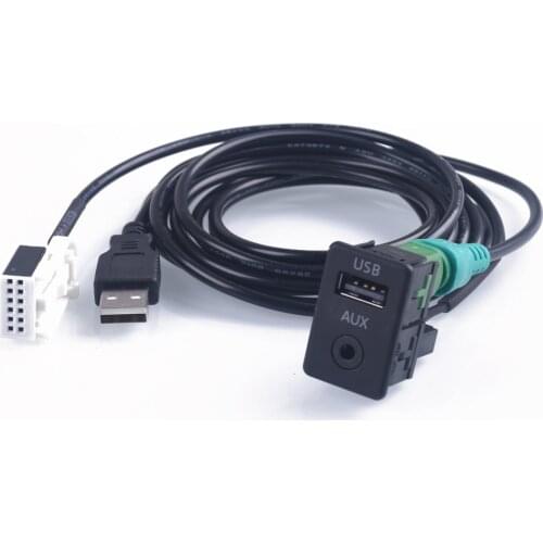 For Volkswagen RCD510 RCD310 RCD300 For vw POLO Golf MK5 MK6 Touran Touran AUX USB Switch