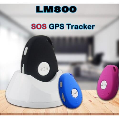 Waterproof IPX5 GPS Tracker LM800 GSM GPRS SOS Personal Locator for Kids children elderly Fall down alarm Real time tracking