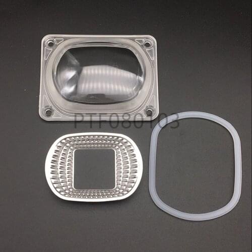 1PCS LED Lens Reflector For LED COB Lamps Include: PC lens+Reflector+Silicone Ring Lamp Cover shades FloodLight DIY