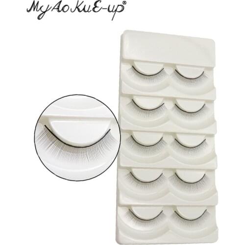 10 pairs Beauty False Eyelashes Reusable Natural Long Eyelashes Thick Fake Eyelashes 3D Handmade False Eye lashes Makeup Tools