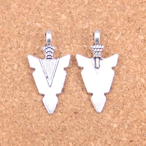 20pcs Charms indian arrowhead dagger 28x15mm Antique Pendants,Vintage Tibetan Silver Jewelry,DIY for bracelet necklace