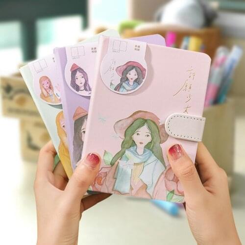 A6 Notebooks and Journals Planner Notebook Diary Notepad Colored Blank Page Sketchbook School Office Supplies Kawaii Stationery
