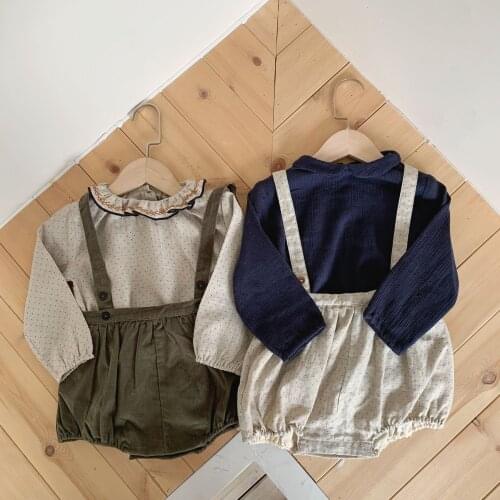 Cbc Brand Baby Girls Shirts Blouses for Infant Toddler Cute Fashion Tops Shirts Outwear Costume 2021 New Autumn Clothes