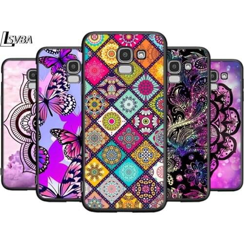 Water Flower Pattern For Samsung Galaxy J8 J7 Duo J6 J5 Prime J4 Plus J3 J2 Core 2018 2017 2016 Phone Case Cover