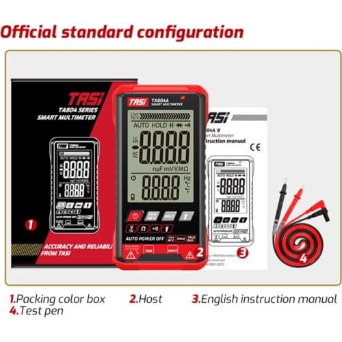 DIGITAL MULTIMETER Professional Auto Tester True Rms 6000 Counts multimeter ultrathin intelligent OHM NCV Voltage meter M4YD