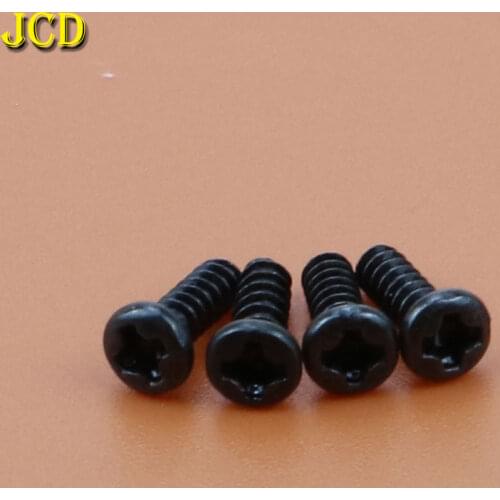 JCD 4PCS Black Round Head Screw Alloy Cross Bolts For Sony Playstation 4 Repair Kit Philips Head Screws For PS4 Controller