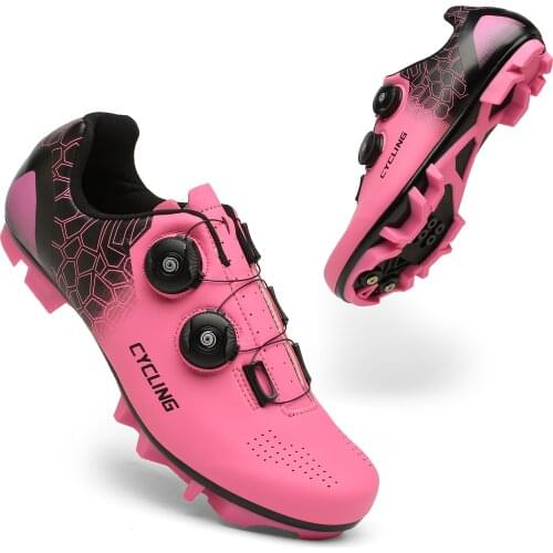 2021 cycling shoes mtb spd road bike sneakers cleat Non-slip Mens Mountain biking shoes women Bicycle Road footwear speed