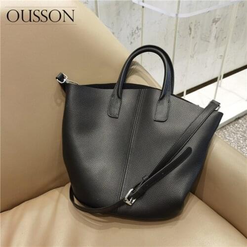 2021 New Handle Bag Exquisite Women Large Capacity Commuter Bag High Quality Leather Fashion Bucket Bag For Women