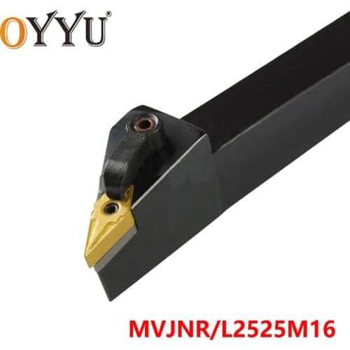 OYYU MVJNR MVJNL 2525 MVJNR2525M16 MVJNL2525M16 Turning Toolholder Carbide Inserts Shank CNC Lathe Cutter Arbor use VNMG16