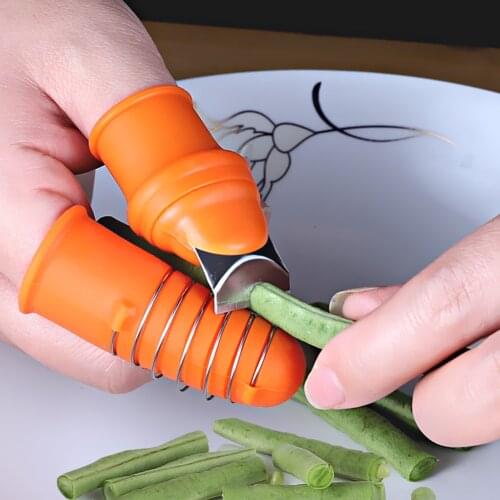 Silicone Thumb Mes Vinger Protector Gears Snijden Groente Oogsten Mes Knijpen Plant Blade Schaar Tuin Handschoenen