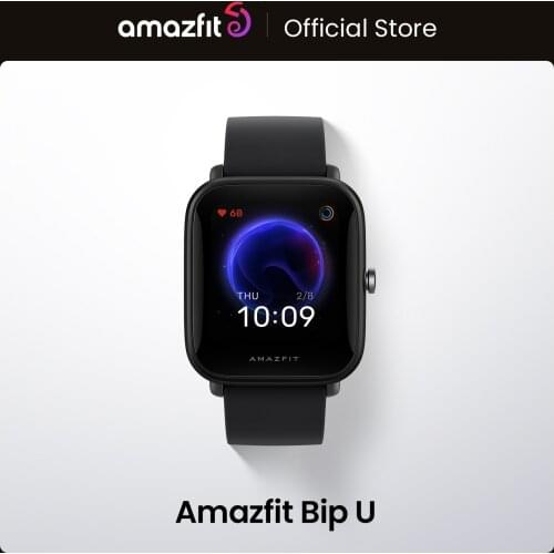 【328】Original Amazfit Bip U Smartwatch 5ATM Water Resistant Color Display Sport Tracking Smart Watch For Android iOS Phone
