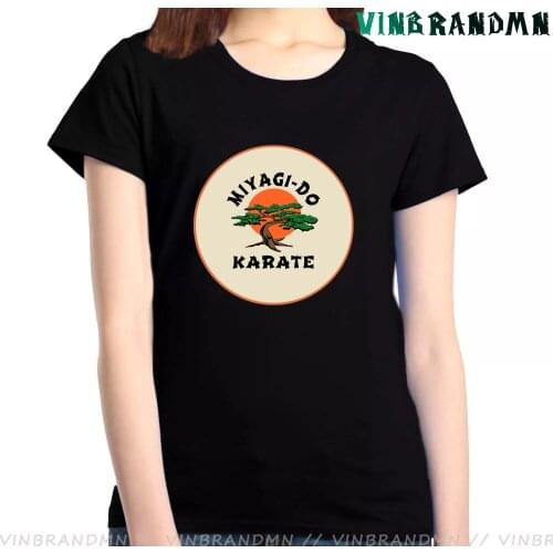 Miyagi Do Jo T-Shirt Inspired by Karate Kid Funny Women T Shirts Martial Art Retro Cool Short Sleeve Tees Girl Streetwear Tops