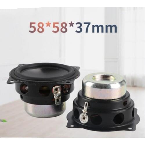 SOTAMIA 2Pcs 57MM Audio Full Range Speaker Column 4 Ohm 10W Home Sound Theater Loudspeaker DIY Stereo Bluetooth Music TV Speaker