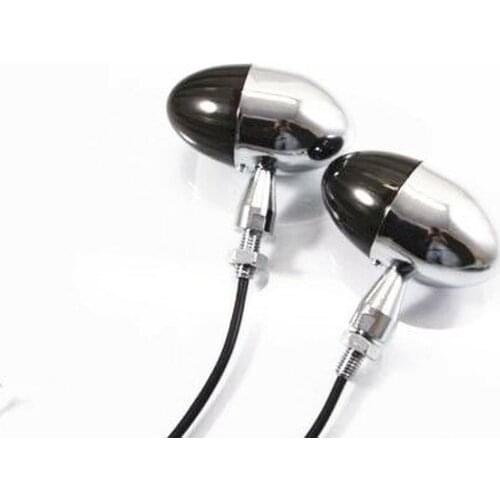 Smoke Lens Motorcycle Bullet Turn Signal Indicator Lamp for Honda Kawasaki Suzuki Yamaha Harley Rat XL