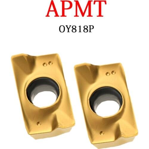CNC Inserts APMT 1135PDER 1605PDER APMT1135PDER APMT1605PDER -XM OY818P For Steel Processing Lathe Milling Machine Tool Holder