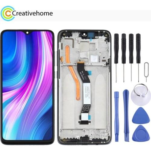 High Quality LCD Screen and Digitizer Full Assembly with Frame For Xiaomi Redmi Note 8 Pro