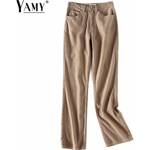 Женские прямые брюки YAMY China At AliExpress