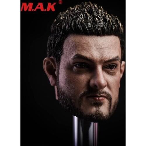 1/6 Scale Aamir Khan Head Scupt Carved Model fit 12"Action Figure Doll For Collection Toys