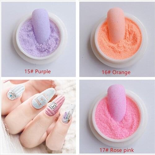 1Box Nail Glitter Dust Powder Sugar Nail Powder Holographic Glitter Laser Gradient Nail Pigment Glitter Nail Art Tips Decoration