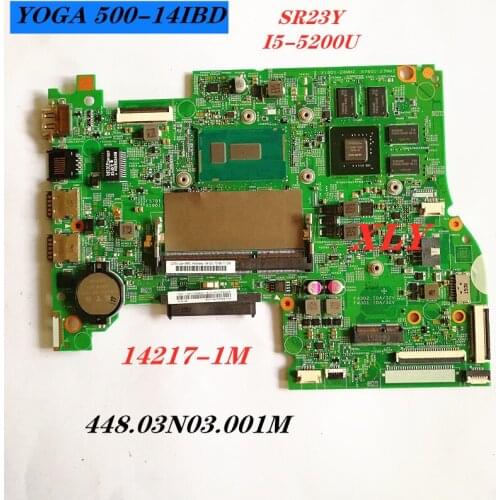 14217-1M SR23YI5-5200UFor LenovoYOGA500-14IBD laptop motherboard GT920M- 2GB 448.03N03.001Mested good free shipping