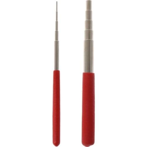 2Pcs 10 Sizes Wire Ring Wrapping Step Mandel Steel Round Bead Working Loop Jump Ring Metal Jewelry Forming Tools