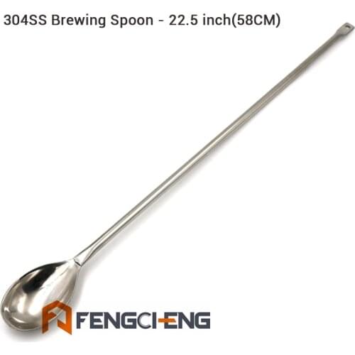 58cm 22.5 inch 304SS Home Brew Spoon Stirring a mash Home Kitchen Bar Beer Wine Brewing Tools