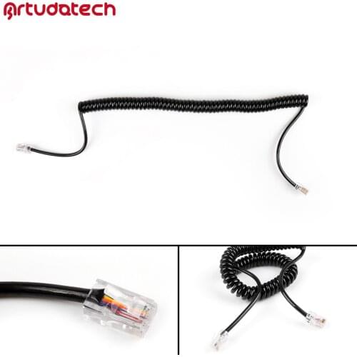 Artudatech RJ45 8PIN To 8PIN Speaker Mic Cable Line For ICOM IC 208H IC208H HM-98 HM-133 HM-133V HM98 HM133 Radio Microphone