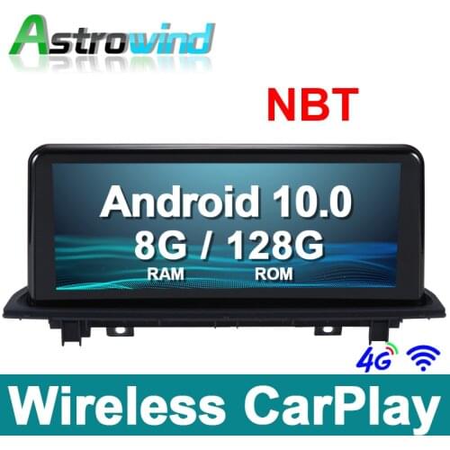 10.25 inch 8 Core 128G ROM Android 10.0 System Car GPS Navigation Media Stereo Radio For BMW X1 F48 2016 2017 With NBT System
