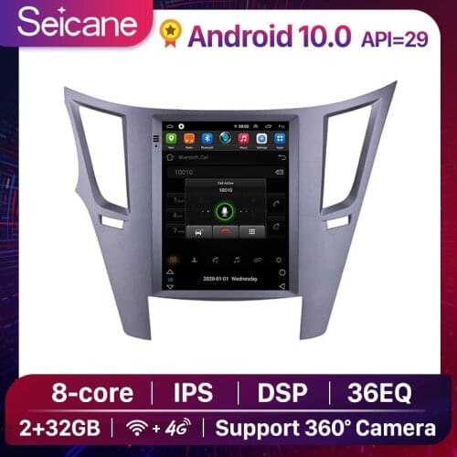 Seicane 9.7 inch Android 9.1 Car Multimedia Player For 2010-2014 Subaru Outback GPS Navigation 768*1024 HD Touchscreen Stereo