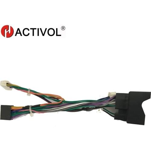 2 din Car Radio gps navi ISO Plug Power Adapter Wiring Harness for Ford mondeo high trim ISO power harness For car dvd player