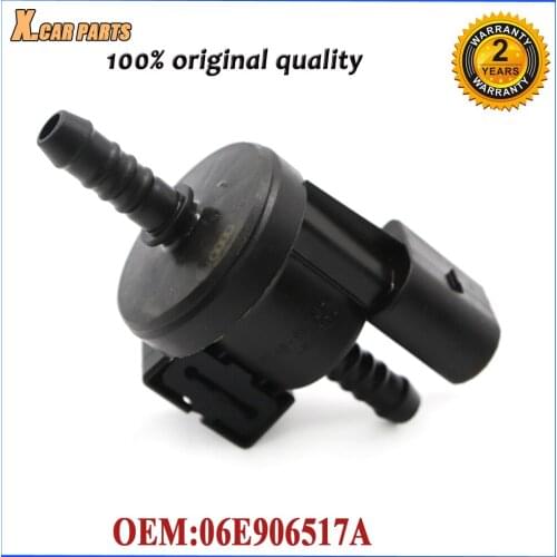 Car Fuel For Vapor Canister Purge Solenoid Valve For Audi A3 A4 A6 Q7 A8 For Volkswagen Golf 06E 906 517 A 06E906517A 0280142431