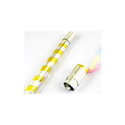 Free Shipping 3 pcs/lot Plastic Appearing Cane-Silver&Yellow--Magic Trick, Fun Magic, Party Magic