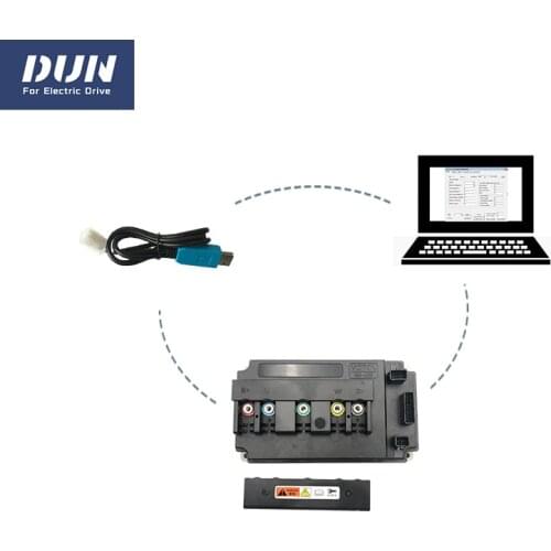 Free Shipping PMSM VOTOL EM-100 Brushless DC Controller EM100S 130A Boost For QS In-Wheel Mid-Train Motor