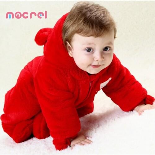 Newborn Baby Winter Clothes Infant Spring Jacket for Girls Jumpsuit for Boys Soft Flannel Romper Footies Baby Clothes 0-18 Month
