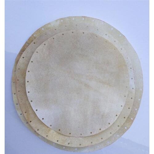 Water cowhide drum noodle yellow cattle leather skin drum skin waist drum skin 15-40cm