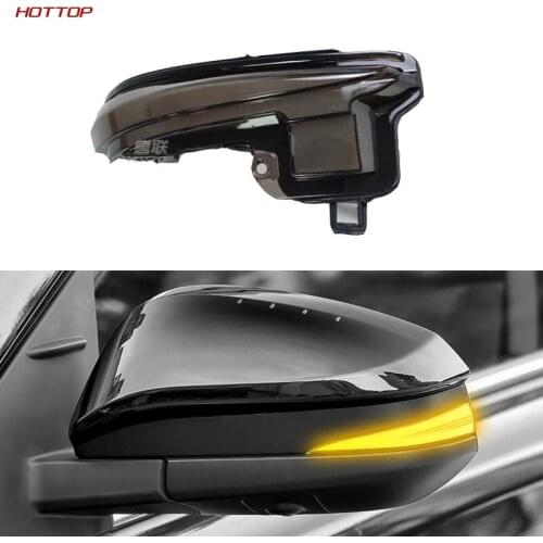 For Toyota RAV4 2019 2020 Side Mirror Light Side Wing Mirror LED Dynamic Rearview Turn Signal Car Lights