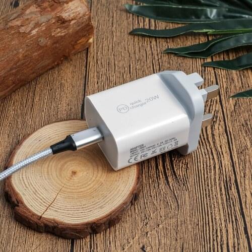EU US UK Plug Adapter Wall Charger For IPhone 12 Mobile Phone Accessories Mobile Phone Charger Quick Charge 20W Fast Charging