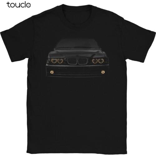 German Car E39 Yellow Headlights T-Shirt Holiday Gift Christmas Birthday Present 2019 New Brand Cheap Sale Cotton Funny Shirts