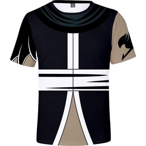 New Arrival FAIRY TAIL Short Sleeve T Shirt 3D Print Casual Summer Adult Short Sleeve O-neck Kids Tshirt Anime T shirt top