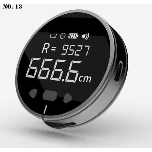 VA LCD Display Electronic Ruler Cable Measure 1.8 Inch 4H Super Hard Arc Curve Type C Charging Steel Ruler Measuring Instrument