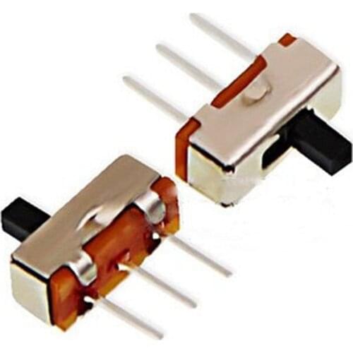 20pcs/lot SS12d00G3 Interruptor ON/OFF Mini Slide Switch 3pin 1P2T 3MM Handle Position Switches For Small DIY Power