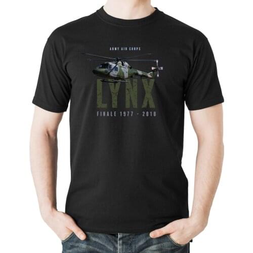 British Westland Lynx Multi-purpose Military Helicopter T-Shirt. Summer Cotton O-Neck Short Sleeve Mens T Shirt New S-3XL