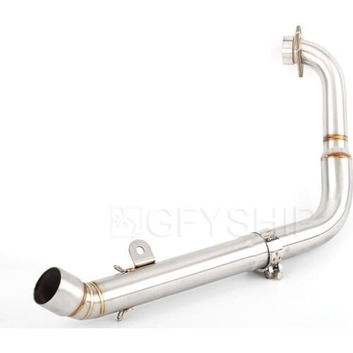 Motorcycle For Yamaha YZF R125 2014-2018 MT125 MT 125 14-2019 R125 V2 Escape Decat Pipe Slip-on Exhaust Muffler Head Link Pipe