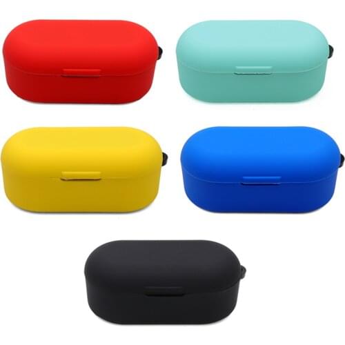 Soft Silicone Earphone Case for TOZO T10 Wireless Earphones Shockproof Bluetooth 5.0 Headphones Protective Full Cover Bag