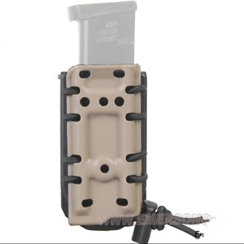 2017NEW EmersonGear Wargame Paintball RIFLE Mag Quick Module Single Pouch Carrier 9MM For Molle Military Tactical Magazine Bag